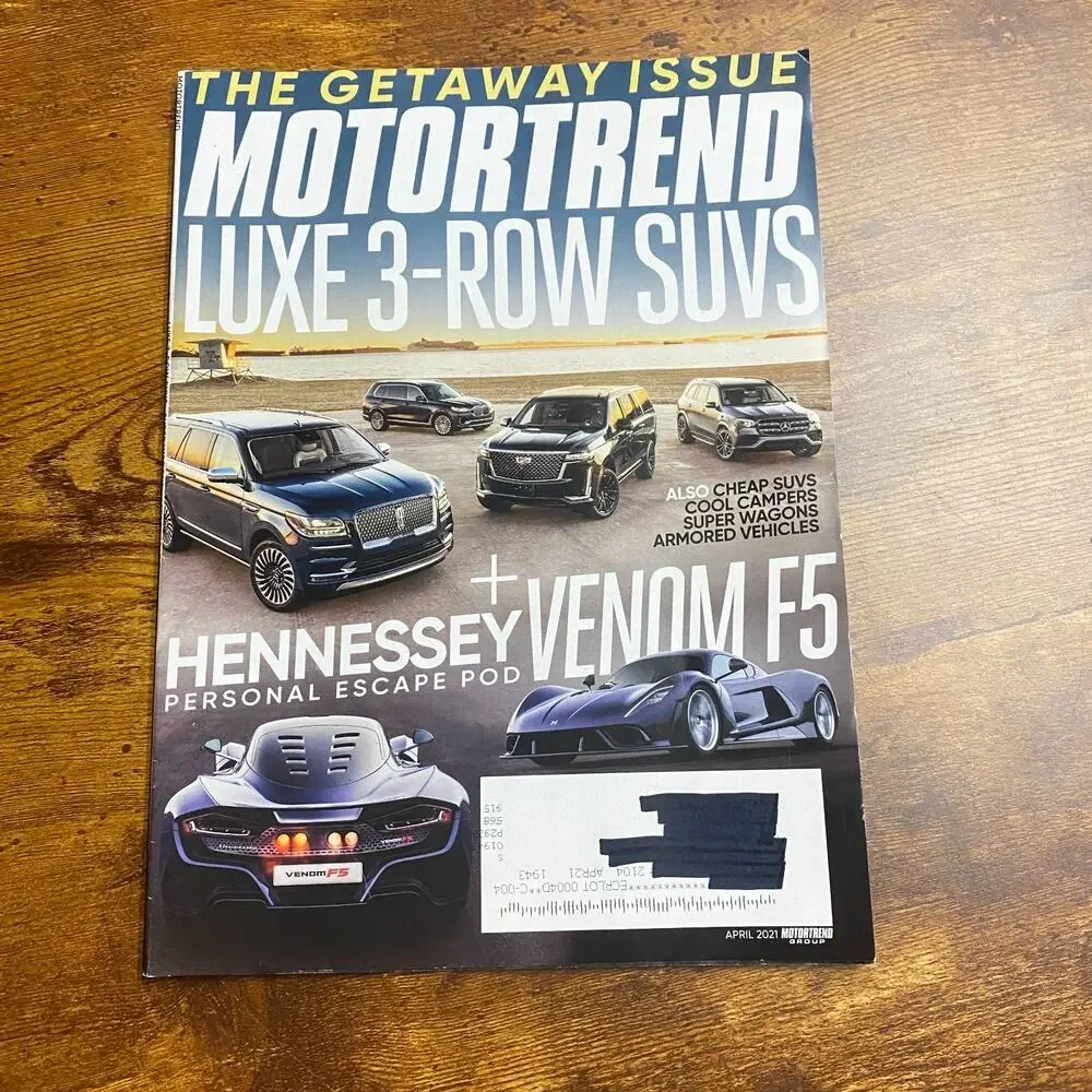 Motor Trend Magazine 2021 April
